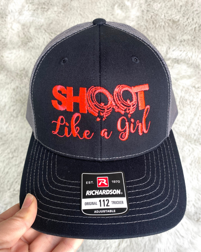 Shoot Like A Girl Blk Cap