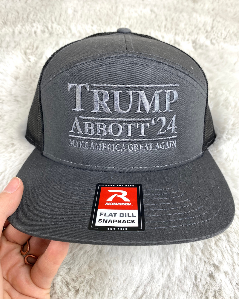 Trump Abbott '24 7 Panel Hat