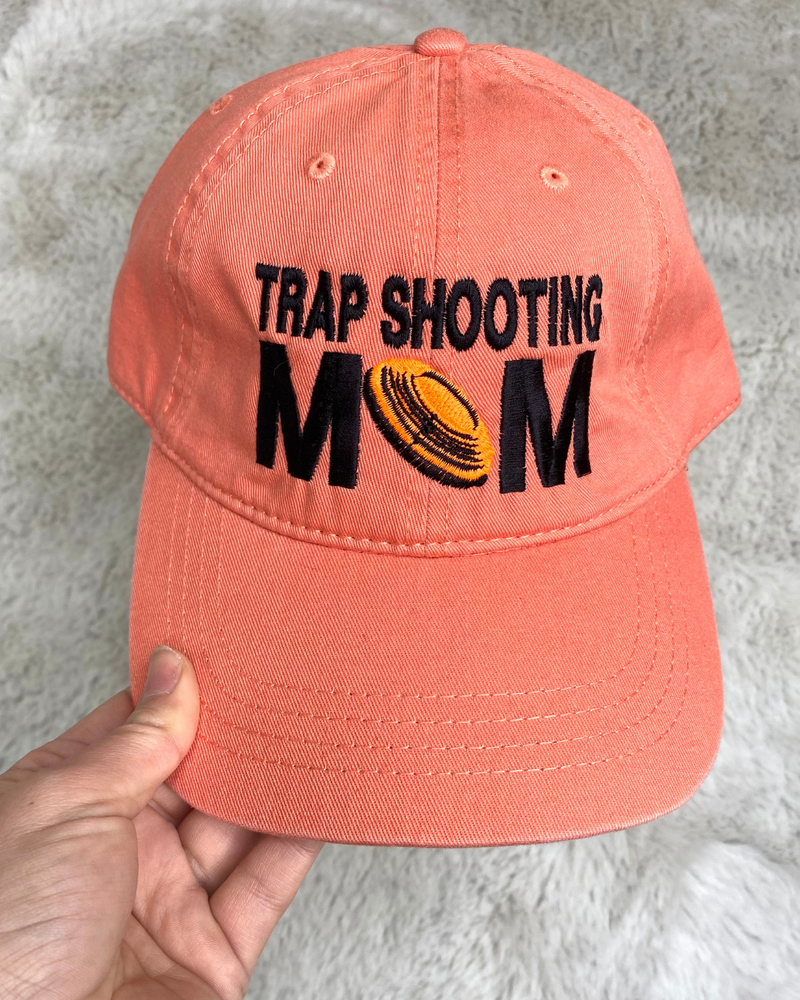 Trap Shooting Mom Coral Cap