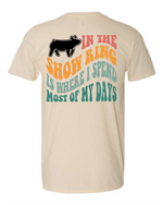 In The Show Ring Pig Tee