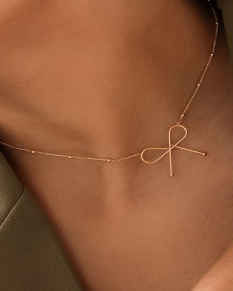 Ribbon Of Love Necklace