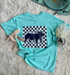Checkered Pig Tee