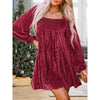 Scarlet Embrace Babydoll Dress