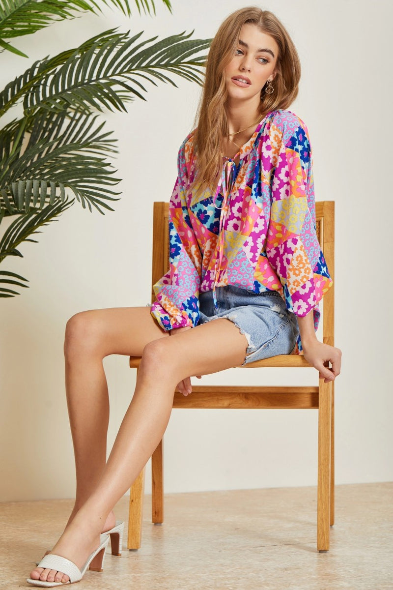 Cute Energy Floral Top