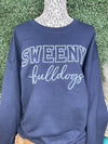 Sweeny Bulldogs Embroidered Navy Pullover