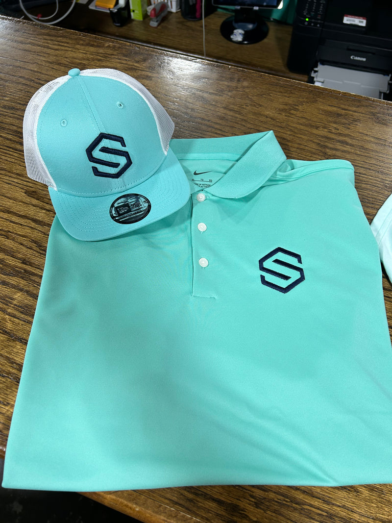 SOCO Nike Embroidered Mint Polo