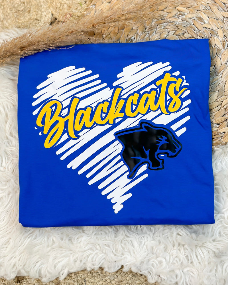 Blackcats Heart Tee