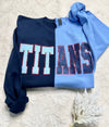 Titans Football Two-Tone Sweatshirt