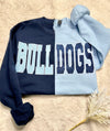 Bulldogs Two-Tone Sweatshirt