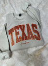 Texas Hook'em Embroidered Sweatshirt