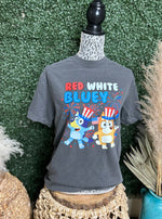 Red White & Bluey Tee