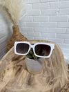 VogueVista Sunnies In White