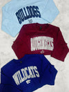 Bulldogs Bow Embroidered Pullover