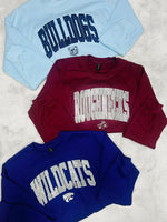 Bulldogs Bow Embroidered Pullover