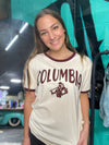 Columbia Maroon Trim Tee