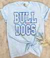 Bulldogs Stacked Metallic Puff Tee
