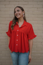 Scarlet Flow Top