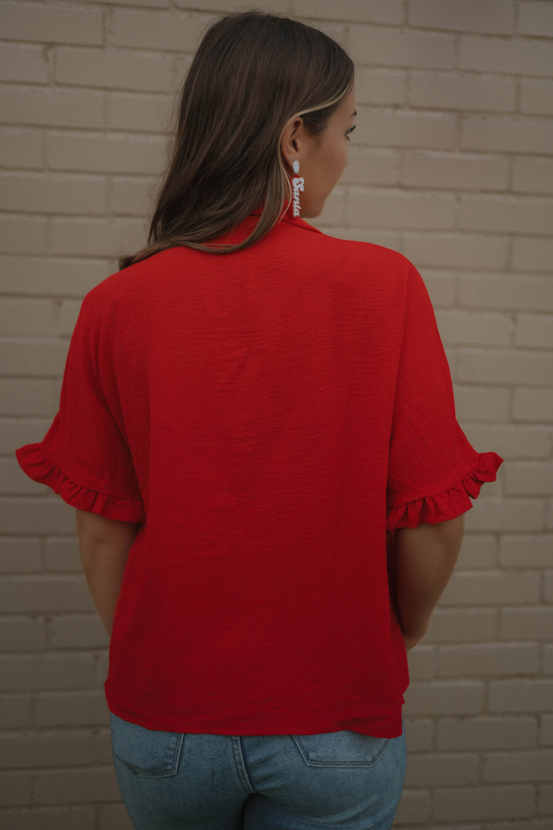 Scarlet Flow Top