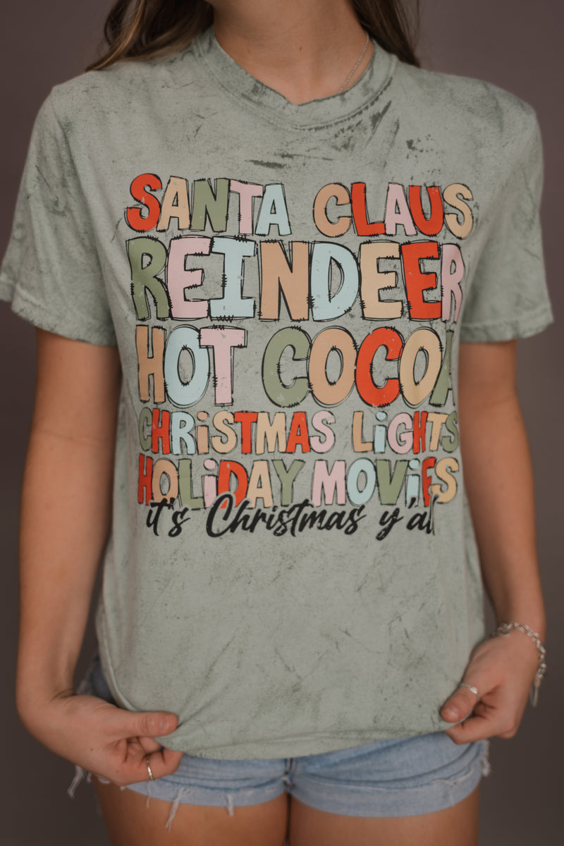 It's Christmas Y'all Tee