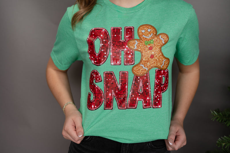 Oh Snap Gingerbread Tee