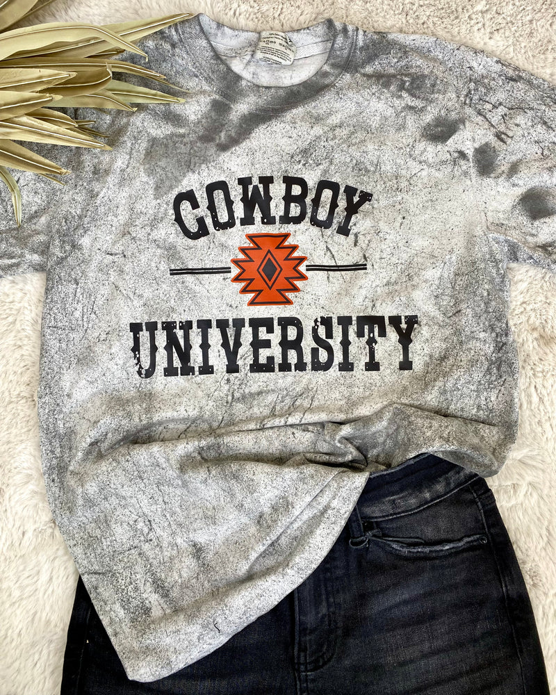 Cowboy University Smoke Tee