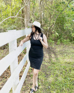 Lovely Black Sleeveless Dress