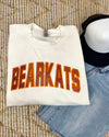 Bearkats White Embroidered Pullover