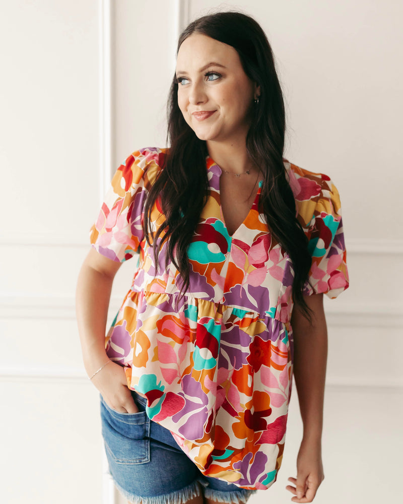 The Heidi Floral Top