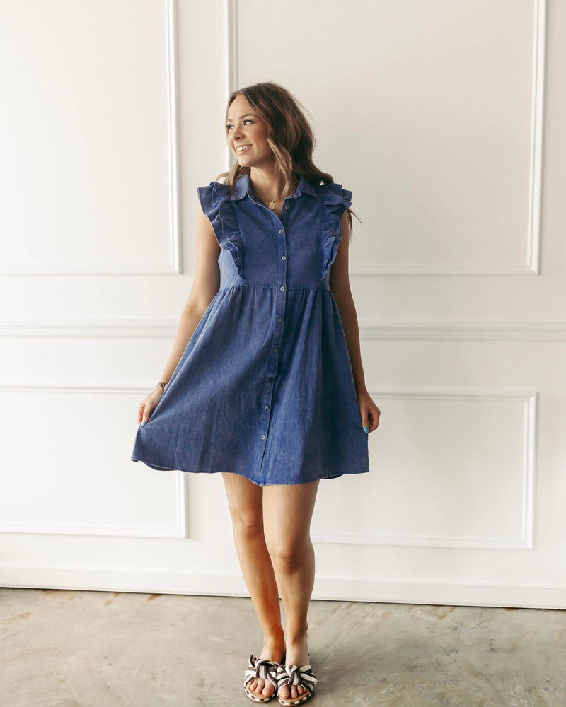 The Madalyn Button Down Dress
