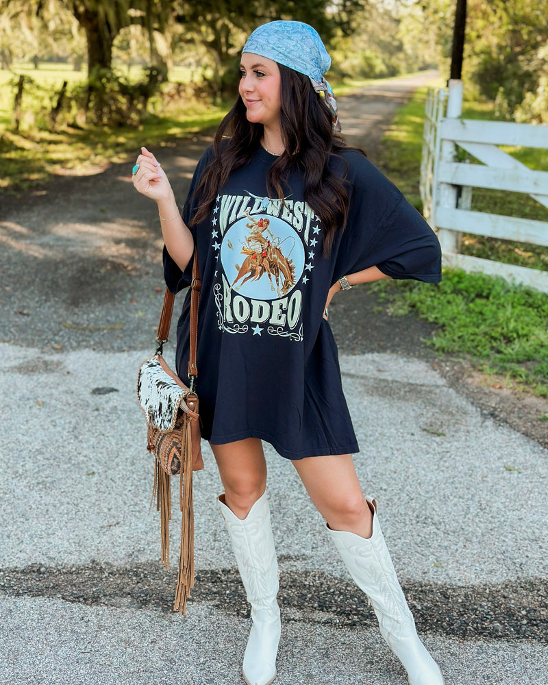 western t shirt dress Wild West Rodeo T-Shirt Dress – Back Road Beauties