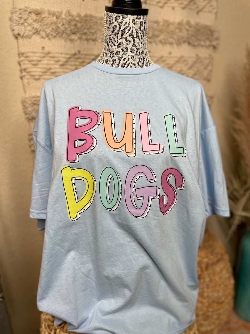 Colorful Bulldogs Tee