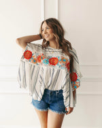 The Macie Embroidered Top