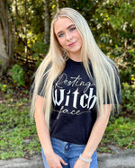 Resting Witch Face Black Tee