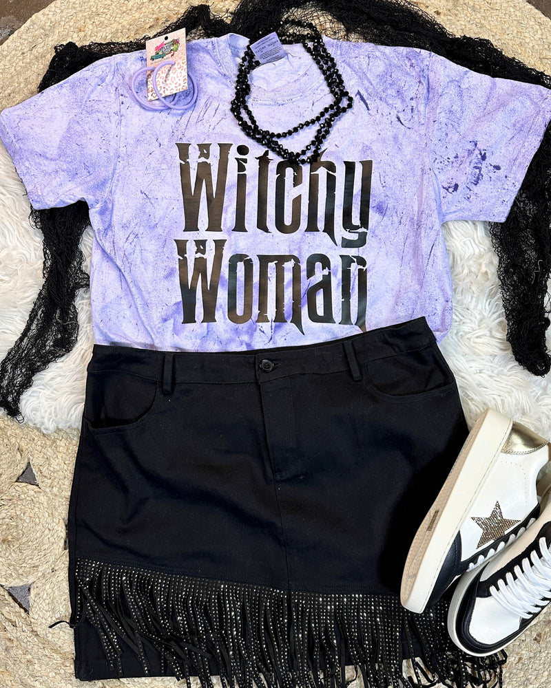 Witchy Woman Purple Tee