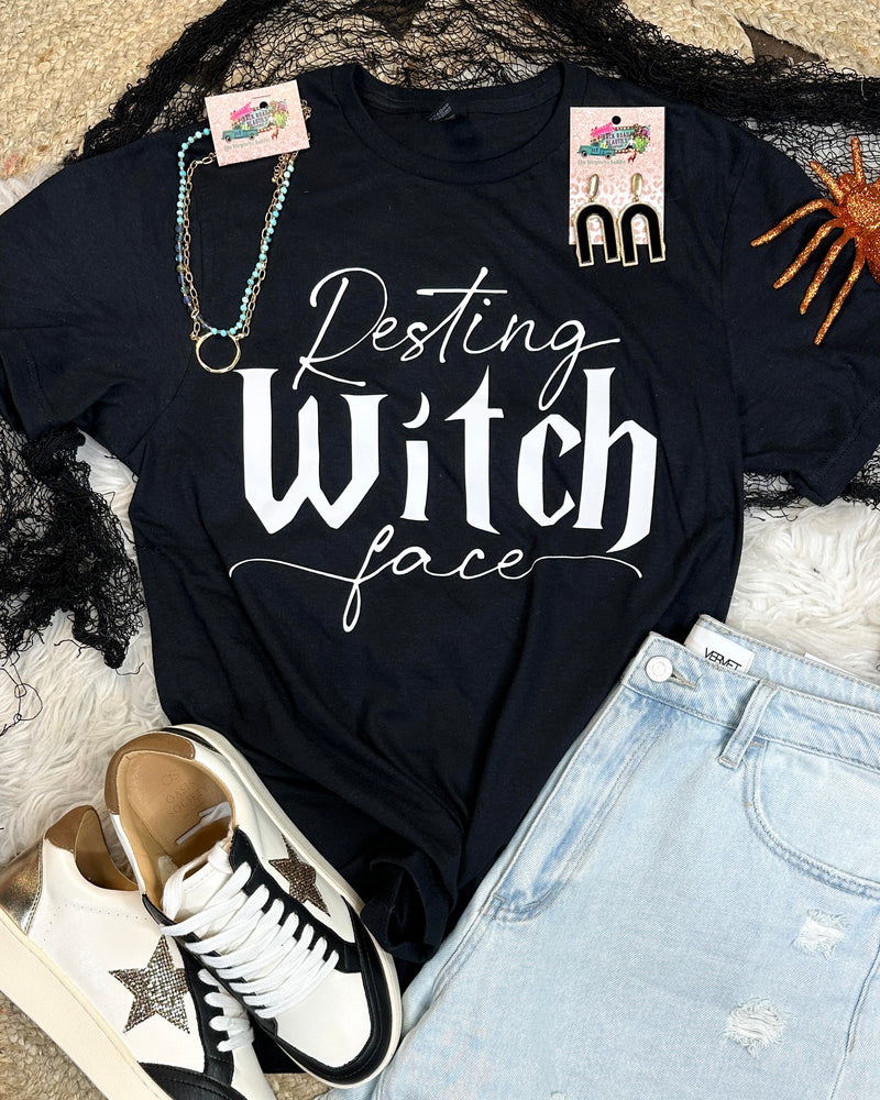 Resting Witch Face Black Tee