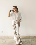 The Miranda Striped Flare Jeans