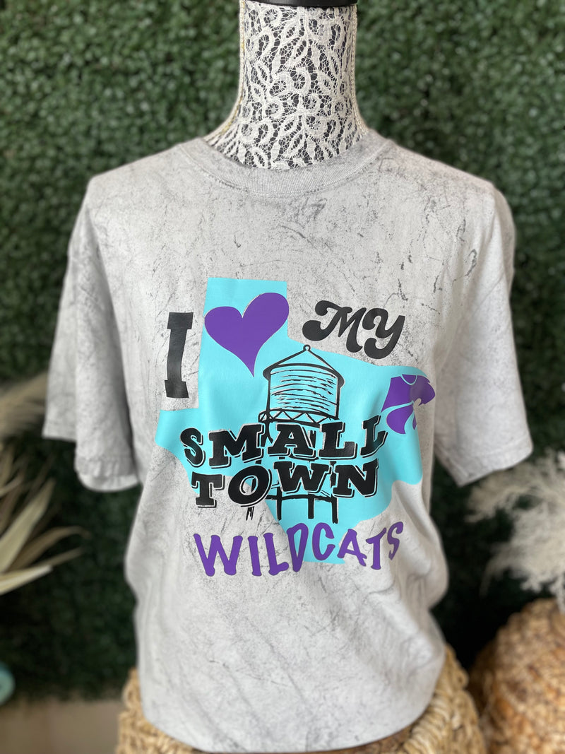 Small Town Wildcats Tee