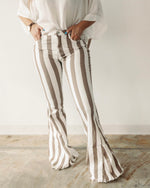 The Miranda Striped Flare Jeans