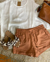 The Maebrie Linen Shorts