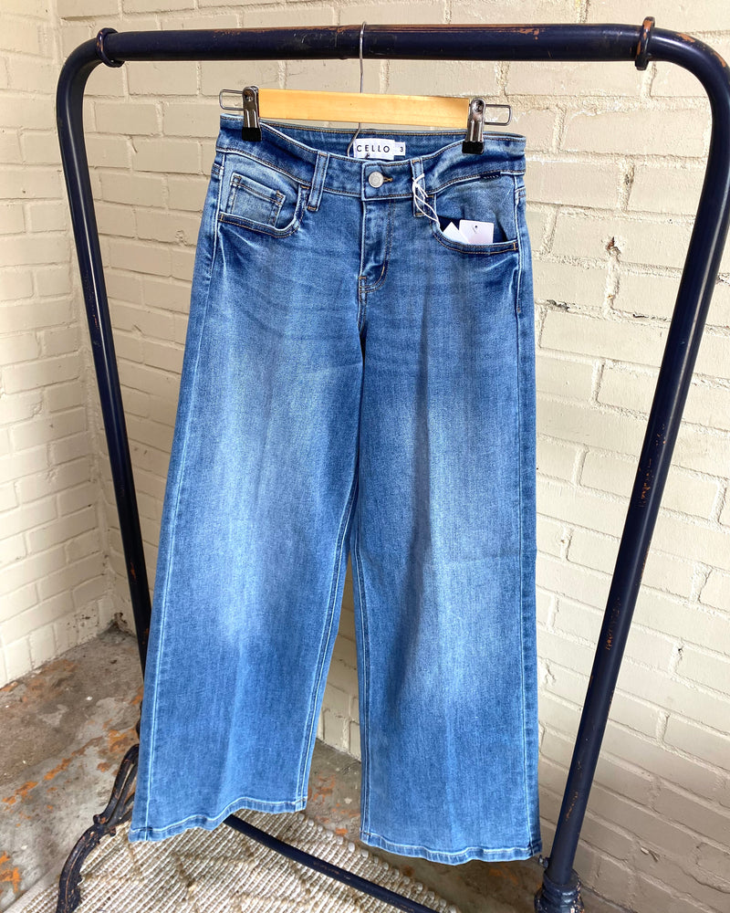 The Cello Wide Leg Jeans