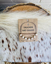 Cream Trucker Hat Chain