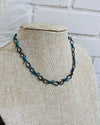 Turquoise Knot Choker