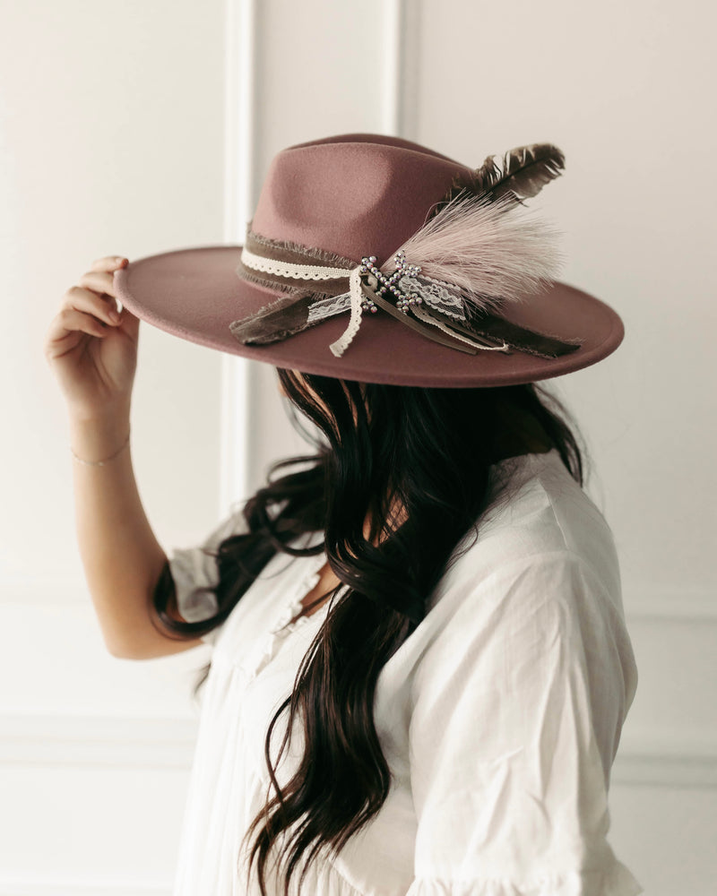 Misty Mauve Fedora