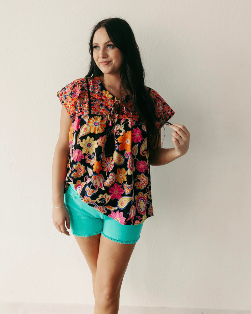 The Savannah Embroidered Top