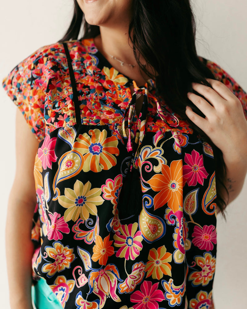 The Savannah Embroidered Top