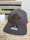 Lone Star Shootout Leather Patch Hat In Grey