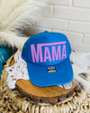 MAMA Checkered Blue Trucker