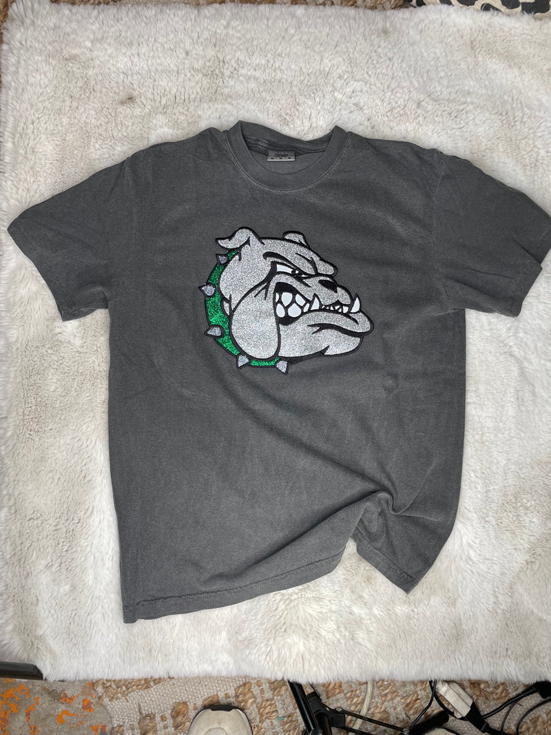 Embroidered Boling Bulldog Tee