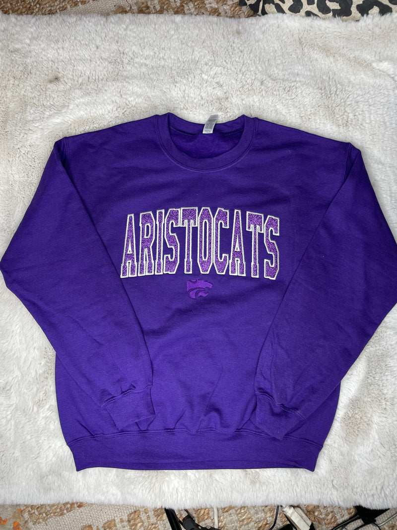 Aristocats Embroidered Pullover