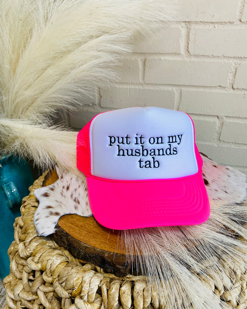 Husbands Tab Pink Trucker